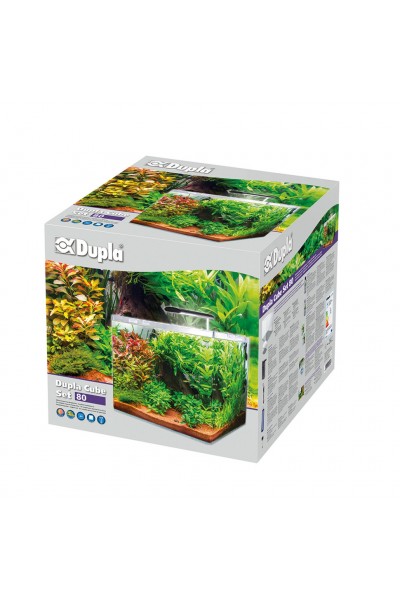 Акваріумний комплект з ультрабілого скла Dupla Cube Set 80 45x45x40см (80896)