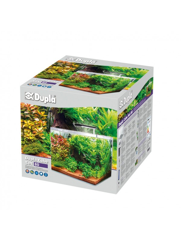 Акваріумний комплект з ультрабілого скла Dupla Cube Set 80 45x45x40см (80896)