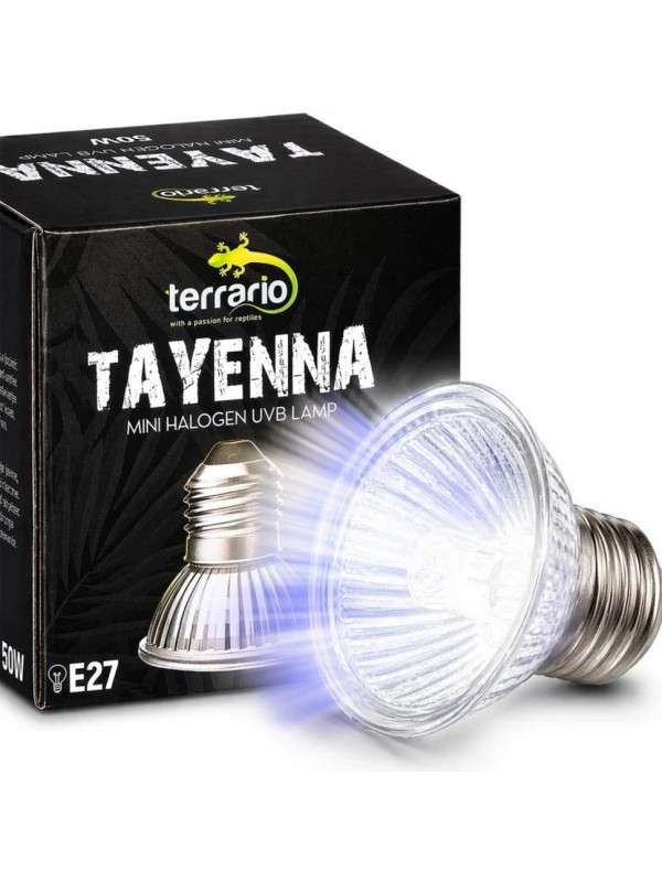 Лампа для тераріуму Terrario Tayenna 50W UVB 3.0 E27 для тропічних рептилій та амфібій