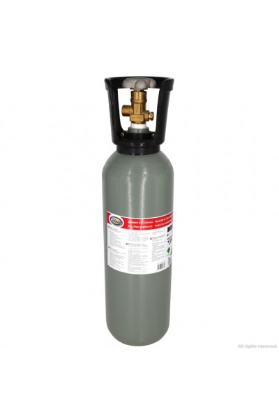 Балон CO2 з плоским дном Aqua Nova , метал, 5л. (NCO2-5L-GRAY)