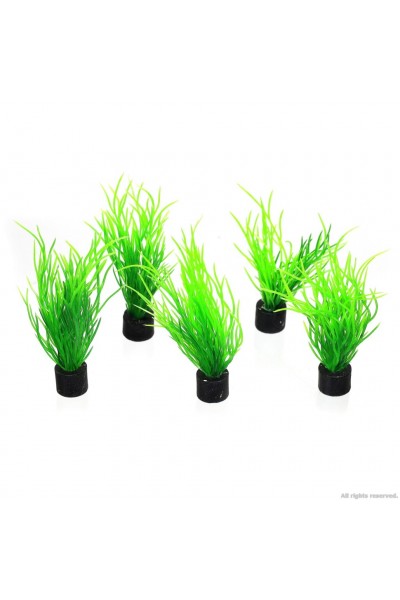 Штучна рослина, набір Hobby Lilaeopsis mini 1,5x1,5x7см 5шт. (51546)