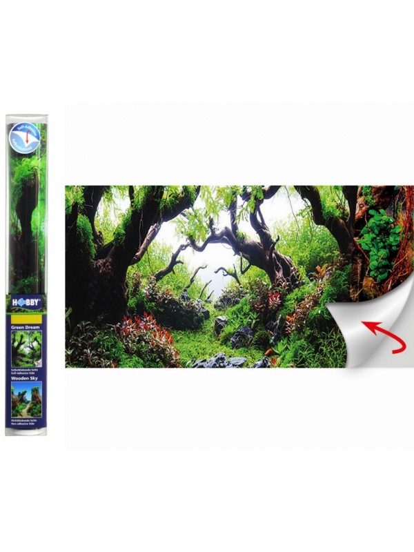 Задний фон самоклеющийся Hobby Green Dream*/Wooden Sky 120x50см (31234)