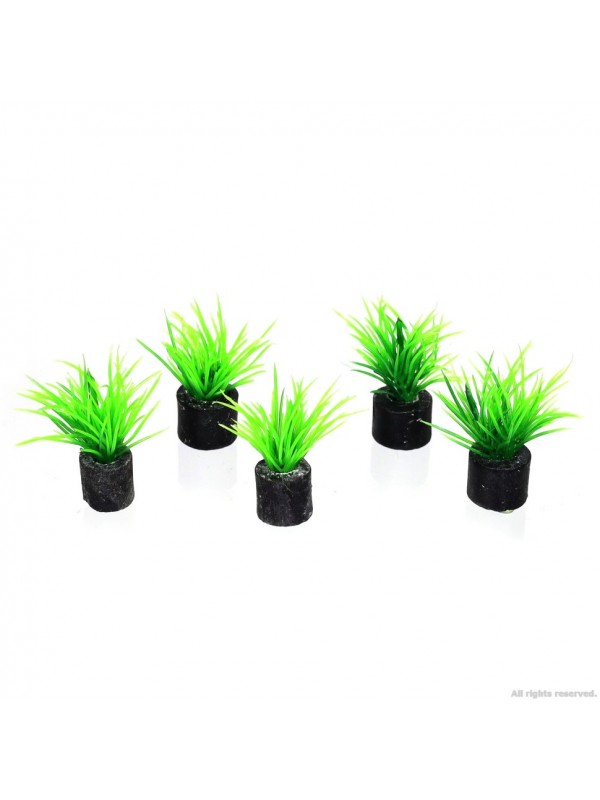Штучна рослина, набір Hobby Eleocharis mini 1,5x1,5x3см 5шт. (51548)