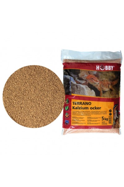 Субстрат кальцієвий Hobby Terrano Calcium Substrate ochre 2-3мм, 5кг (34068)
