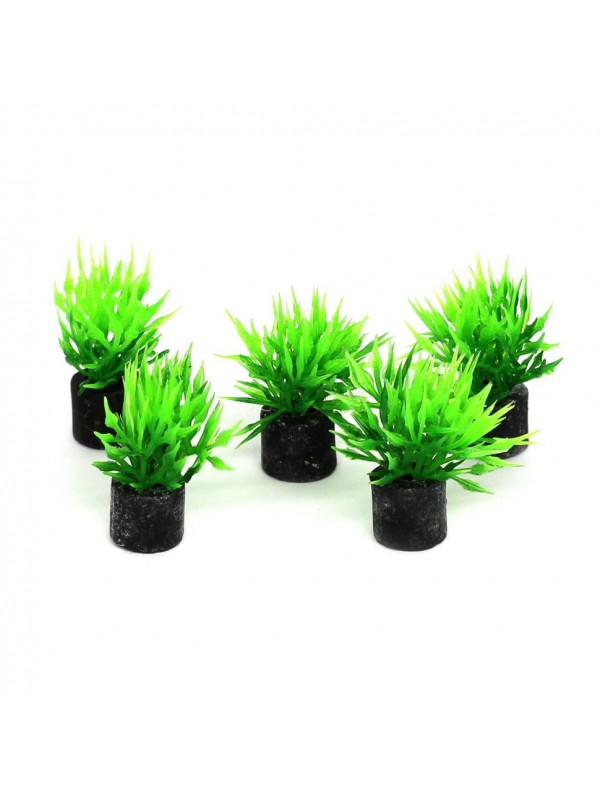 Искусственное растение, набор Hobby Utricularia mini 1,5x1,5x3см 5шт. (51549)