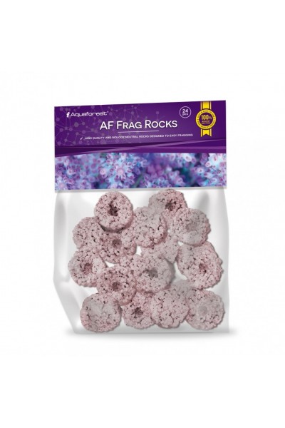 Плашки для посадки коралов Aquaforest Frag Rocks Purple 24шт (732444)