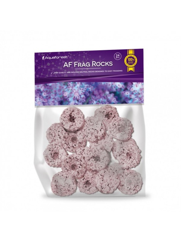 Плашки для посадки коралів Aquaforest Frag Rocks Purple 24шт (732444)