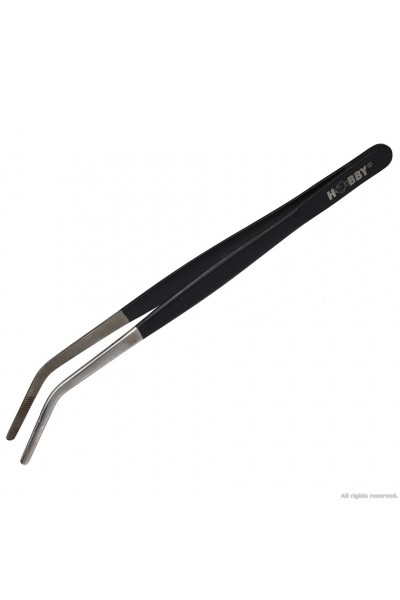 Пінцет вигнутий Hobby Tweezer curved 20см. (36306)