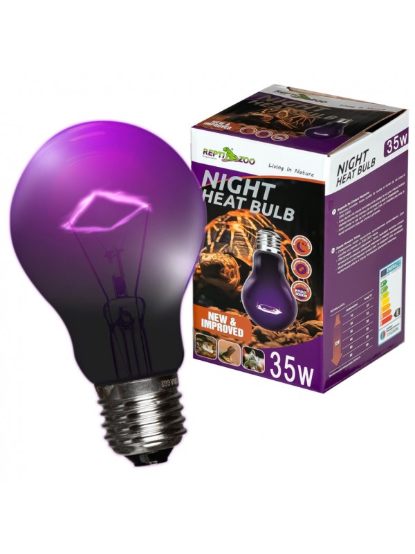 Нічна лампа з підігрівом Repti-Zoo Night Heat Bulb 35W для тераріумів без UVA (MHL35)
