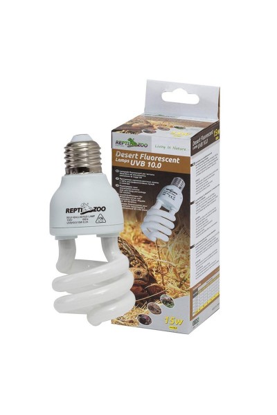 Люмінесцентна лампа Repti-Zoo Desert Lamp 10.0 UVB 15W для пустельних та тропічних рептилій (CT1015)