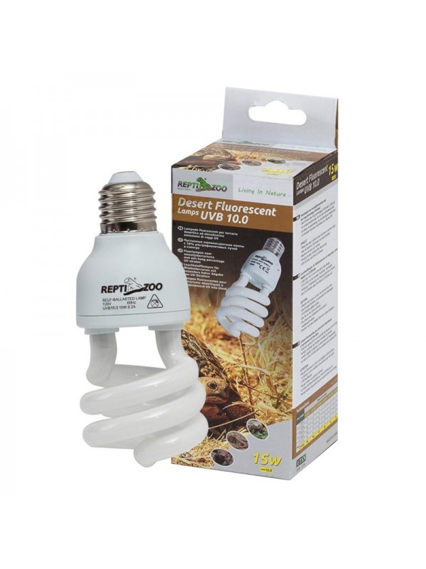 Люминесцентная лампа Repti-Zoo Desert Lamp 10.0 UVB 15W (CT1015)