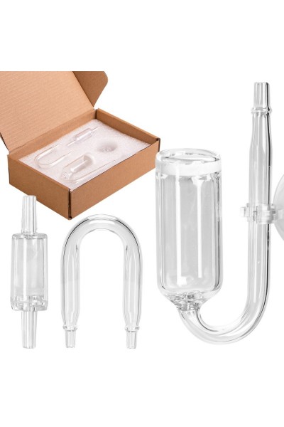Скляний дифузор 15мм, коліно, зворотний клапан CO2 Kruger Meier NeXus Set CO2