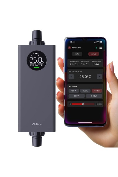 Нагреватель наружный Chihiros Heater Pro 12/16мм, 10-1000W с управлением через приложение