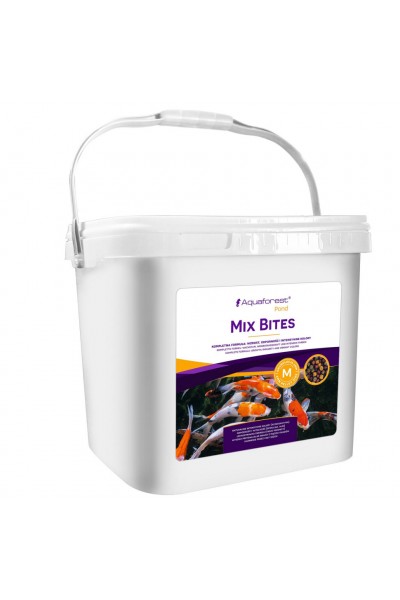Корм для кої та ставкових риб 6мм Aquaforest Mix Bites M POND 2,25кг