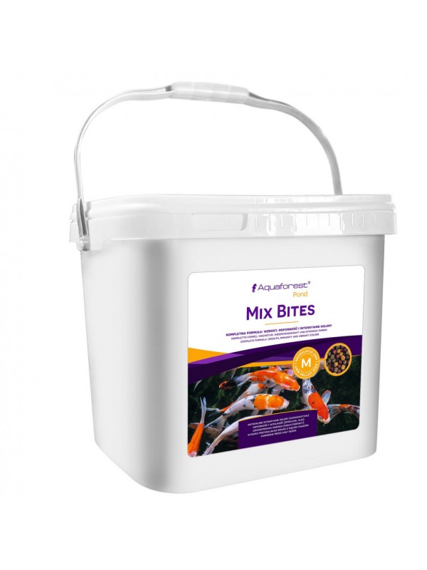 Корм для кої та ставкових риб 6мм Aquaforest Mix Bites M POND 2,25кг