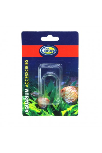 Скляне коліно Aqua Nova 4х15мм (NCO2-GLASSELBOW-4x15MM)
