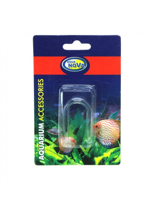 Скляне коліно Aqua Nova 4х15мм (NCO2-GLASSELBOW-4x15MM)