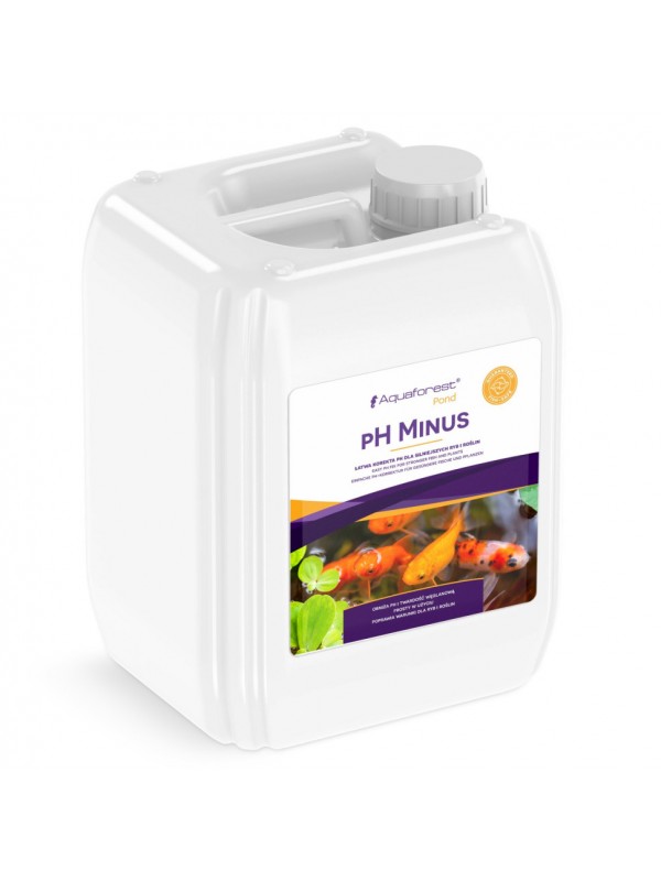 Засіб для зниження pH у ставку Aquaforest pH Minus POND 5л