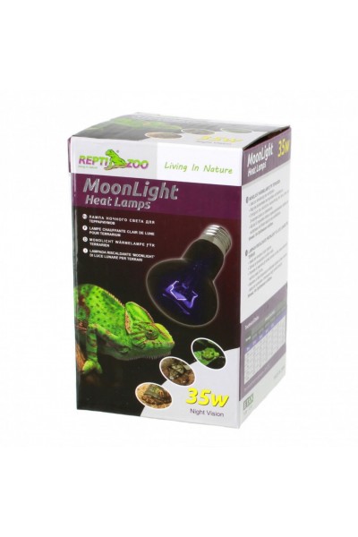 Нічна лампа з підігрівом Repti-Zoo Moonlight Heat 35W для рептилій та амфібій без UVA (D63035)