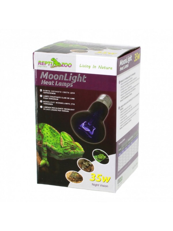 Ночная лампа с подогревом Repti-Zoo Moonlight Heat 35W (D63035)