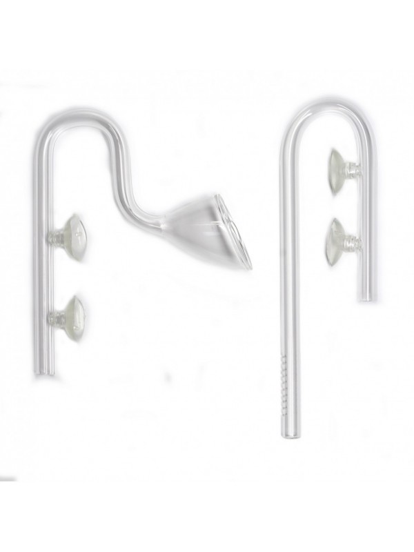 Скляна вхідна і вихідна трубка для шланга 12/16 Aqua Nova (NCO2-GLASSSET-12/16MM)