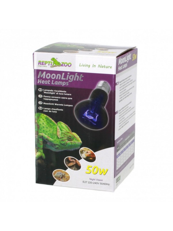 Ночная лампа с подогревом Repti-Zoo Moonlight Heat 50W (D63050)