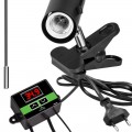 Светильник с зажимной ручкой и термостатом ReptiSun Temperature Control 200W