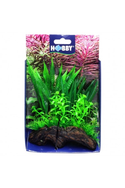 Искусственное растение Hobby Flora Root 1 S 17см (51593)