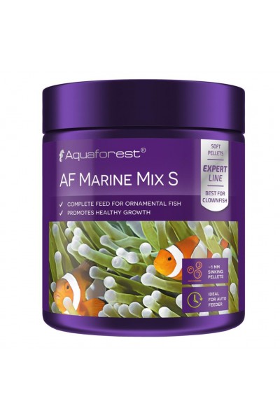 Корм Aquaforest AF Marine mix S 120 г - мелкие гранулы для хищных и всеядных морских рыб
