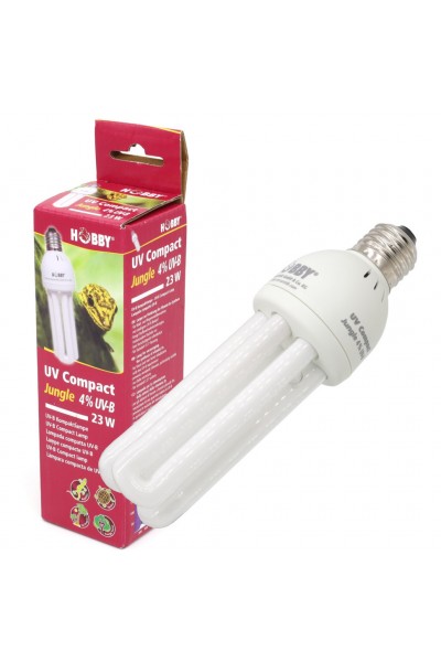 Люмінесцентна лампа Hobby UV Compact Jungle 4 % UV-B, 23 W (37333)