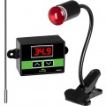 Светильник длинный с зажимной ручкой и термостатом Terrario Long ReptiSun Temperature Control 200W