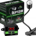 Светильник длинный с зажимной ручкой и термостатом Terrario Long ReptiSun Temperature Control 200W