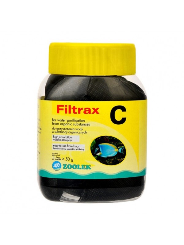 Активоване вугілля Zoolek Filtrax C 5х50г (3038)