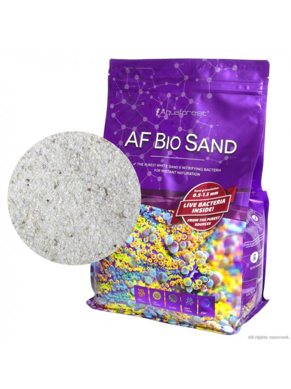 Живий пісок для морського акваріуму Aquaforest AF Bio Sand 7,5кг  0.5-1.5мм (738859)