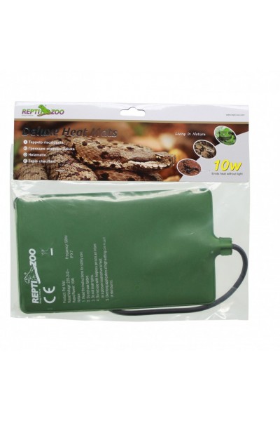Нагревательный мат, водонепроницаемый Repti-Zoo Deluxe Mats 10W 15x25см (RZ-DHM10R)