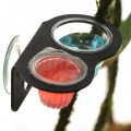 Двойная подвесная миска Terrario Gecko Bar Duo Jelly Black