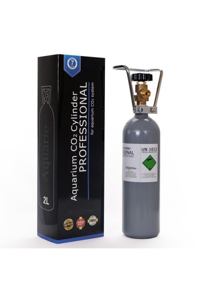 Балон CO2 багаторазовий Aquario BLUE 2л 47см (ACO2-2L)