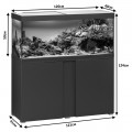 Аквариумный комплект Eheim vivaline LED 240 1x16.3W (LED) oak grey/bronze с тумбой (0613062)