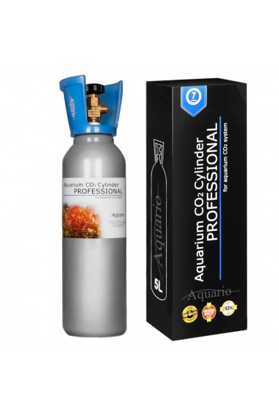 Баллон CO2 многоразовый Aquario BLUE 5л 57см(ACO2-5L)