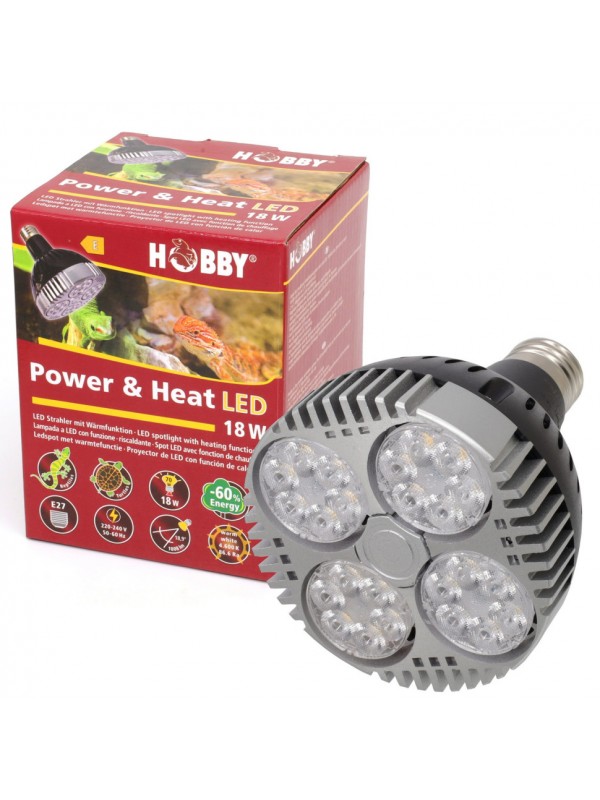 Лампа LED для тераріумів Hobby Power + Heat LED 18 W (37588)
