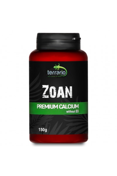 Кальций без витамина D3 для рептилий Terrario Zoan Calcium without D3