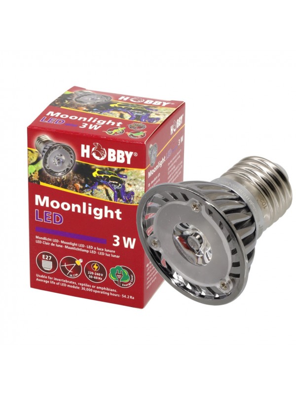 Нічна лампа LED для тераріумів Hobby Moonlight LED 3 W (37595)