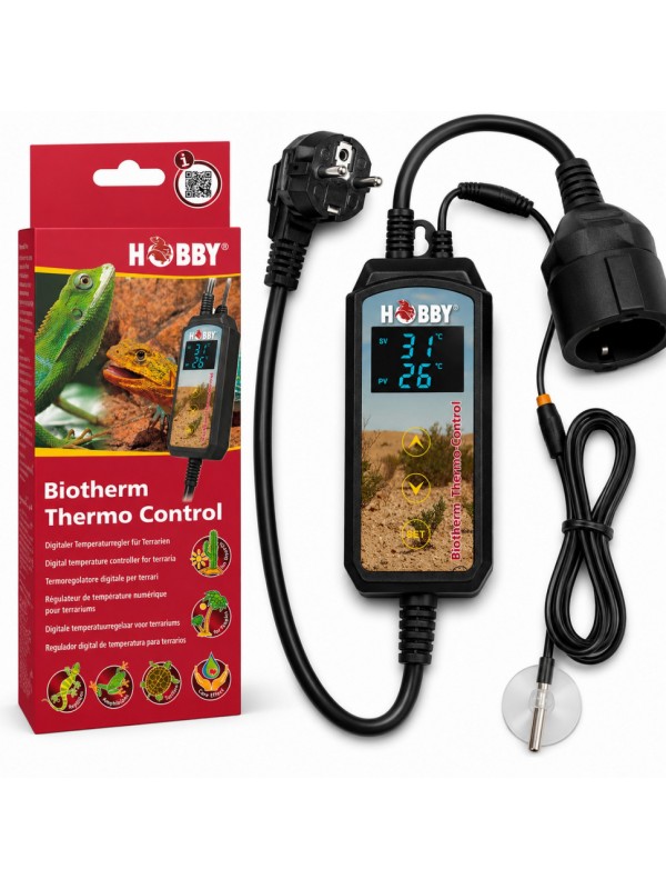 Терморегулятор для террариума и инкубатора Hobby Biotherm Thermo Control 300 Вт (10886)