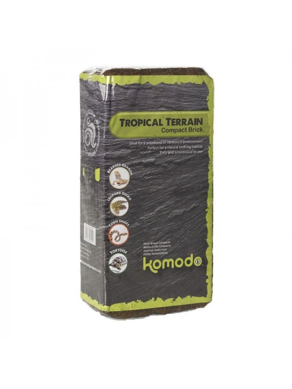 Підкладка з кокосового волокна Komodo Tropical Terrain Brick 8л (46001)