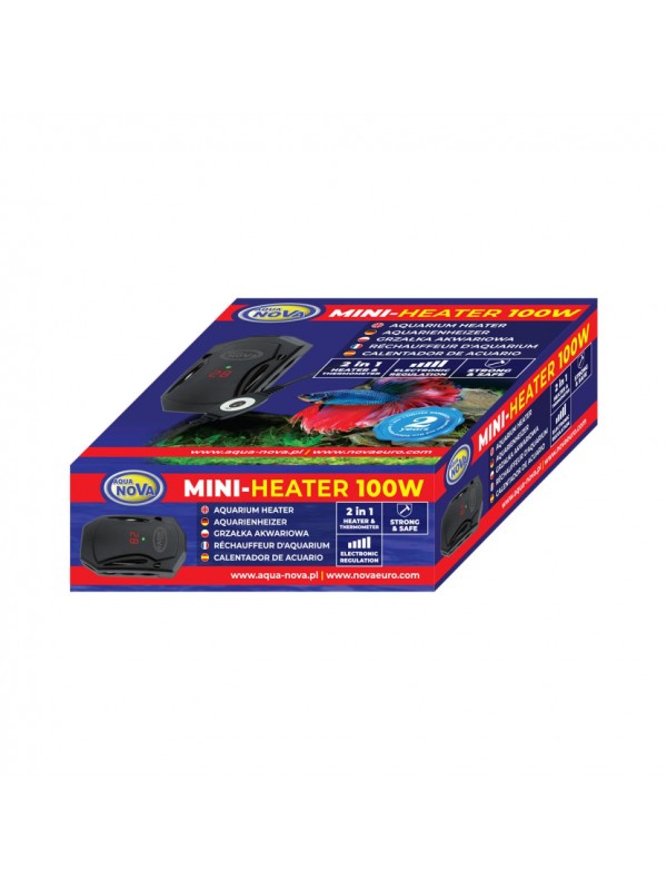 Нагрівач з електронним управлінням Aqua Nova 100Вт (MINI-HEATER-100W)