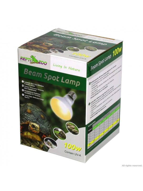 Лампа точкового нагріву Repti-Zoo Beam Spot 100W (BS80100)