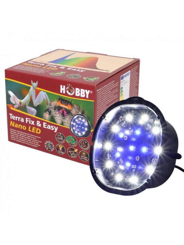 Світильник LED для тераріумів Hobby Terra Fix & Easy Nano LED 5.5 W (37610)