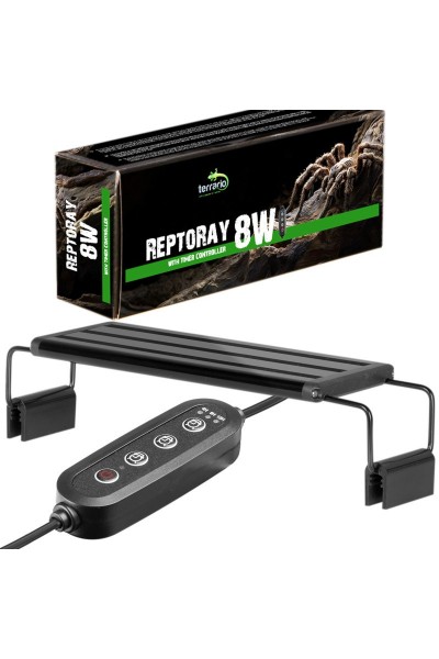 Светильник LED 20-30см для террариумов с контроллером времени Terrario ReptoRay 8W