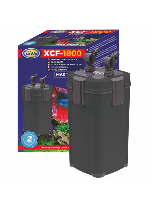 Зовнішній фільтр Aqua Nova з UV стерилізатором до 500л (XCF-1800)