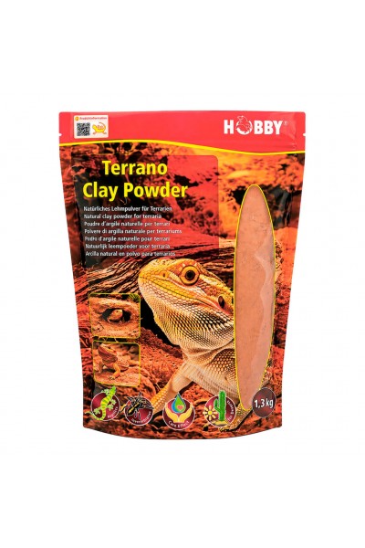 Порошок глиняный для террариумного субстрата Hobby Terrano Clay Powder Red 1,3 кг (33210)